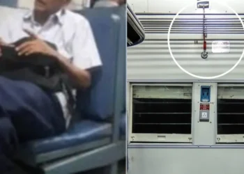 Train alarm chain pulling viral story